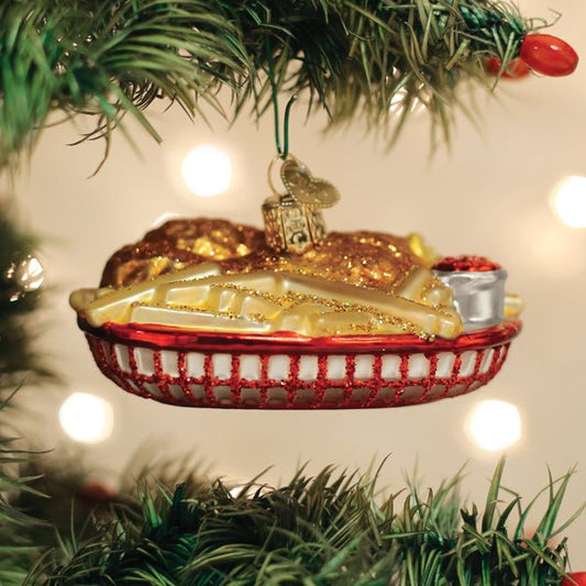 Chicken Basket Ornament - themonogram manor 