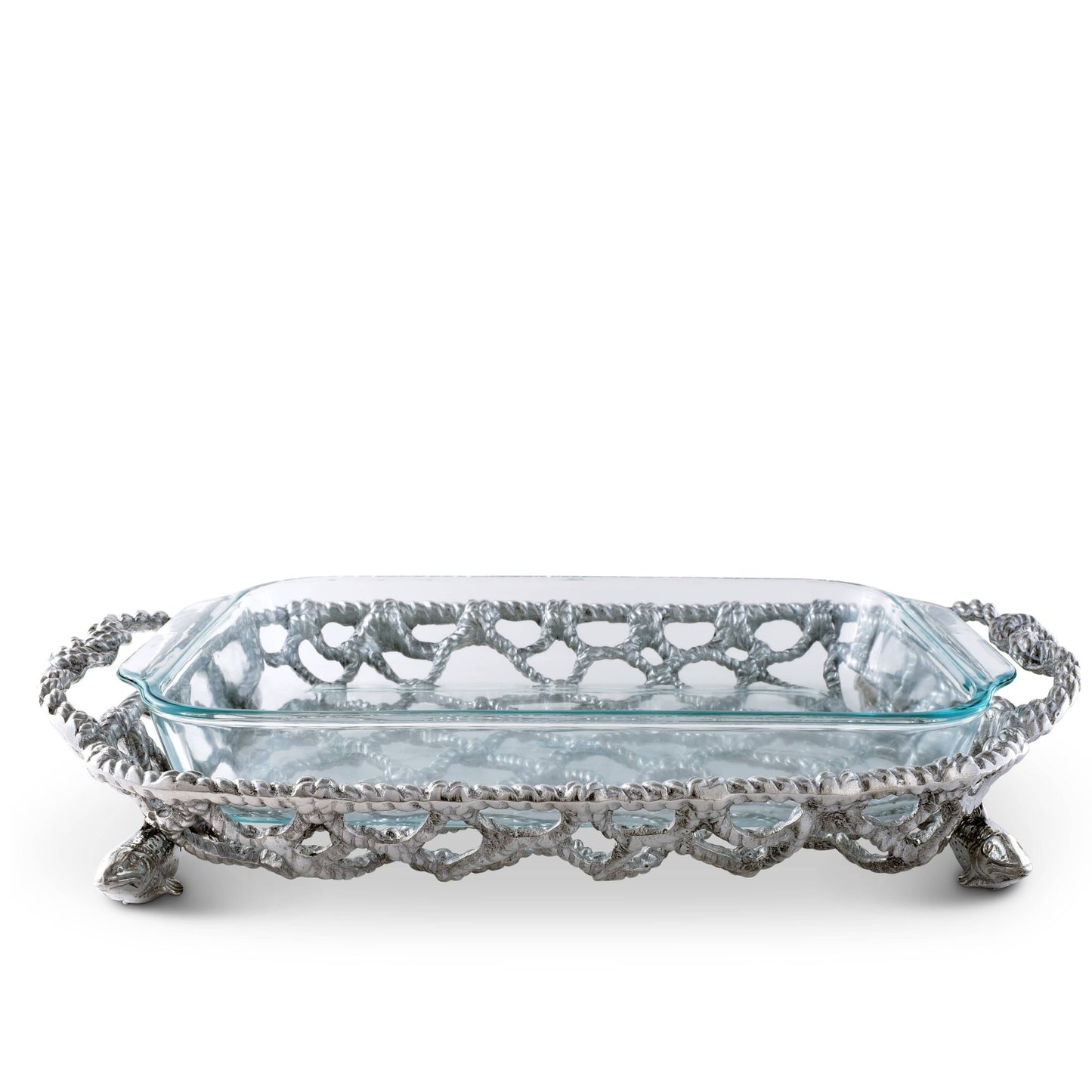 Fish Net Casserole / Pyrex Holder - themonogram manor 