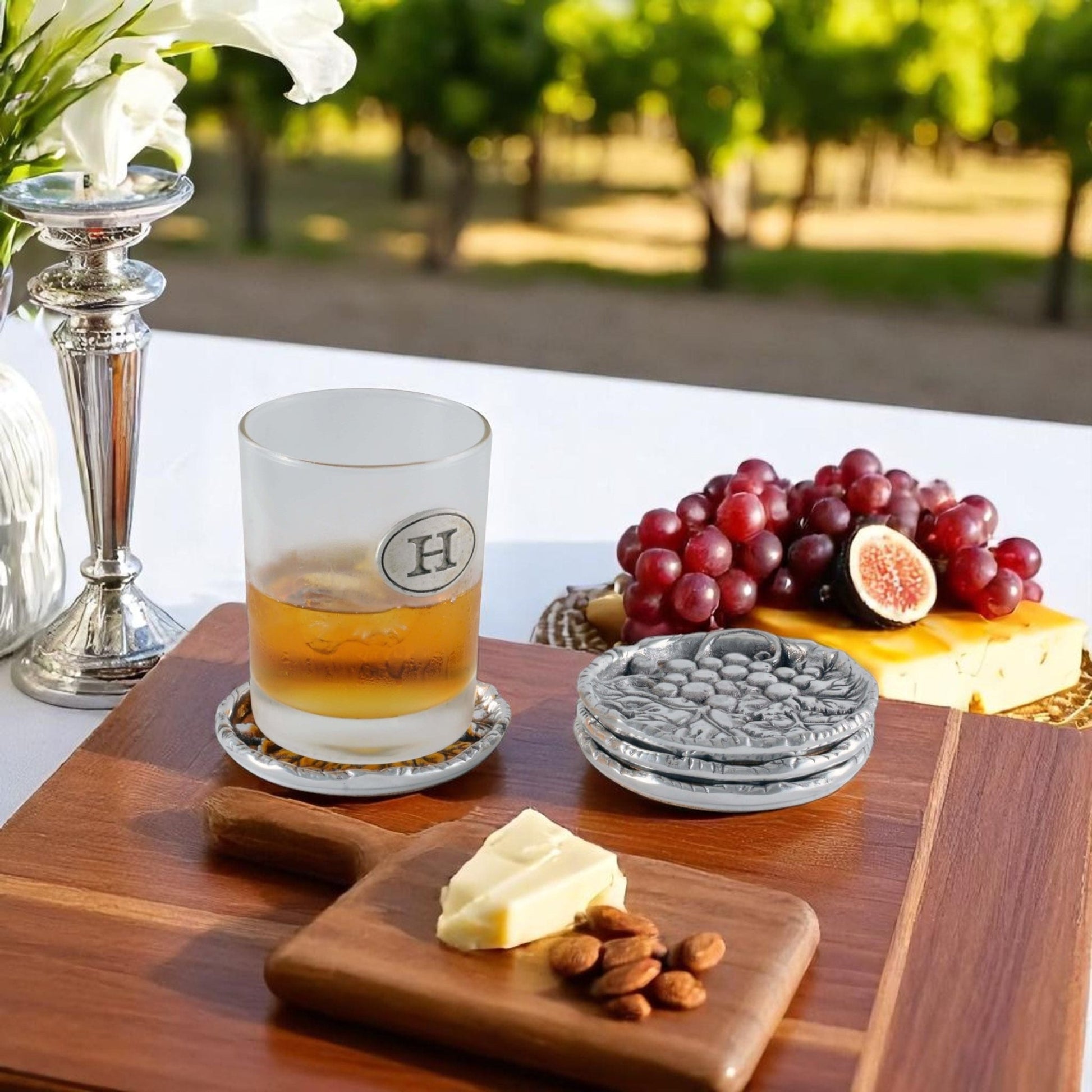 Grape Drink Coaster Set of 4 - themonogram manor 