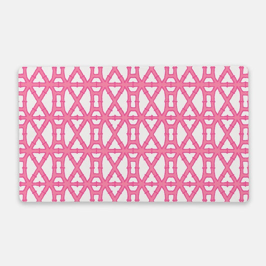 Desk Mat - Bamboo Pink - New! - themonogram manor 