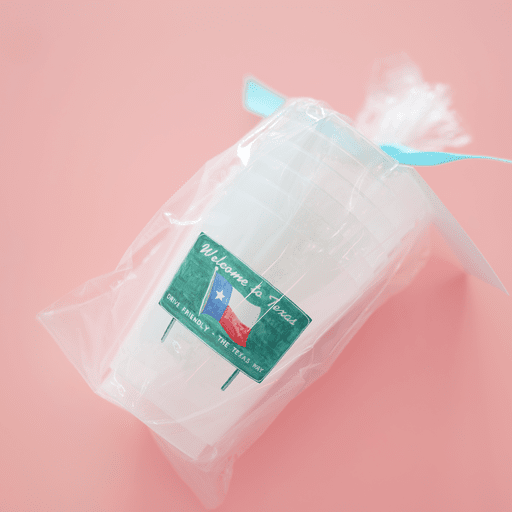 Welcome to Texas Sign Frosted Cups - themonogram manor 