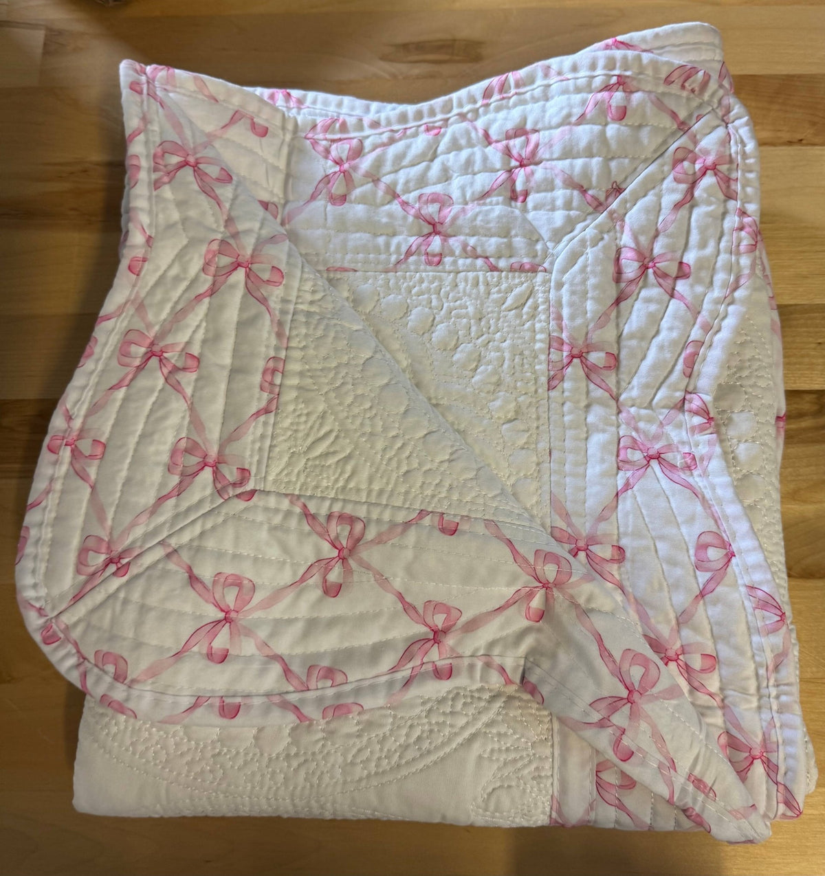 Heirloom Quilt - Baby Quilt Blanket Monogram - themonogram manor 