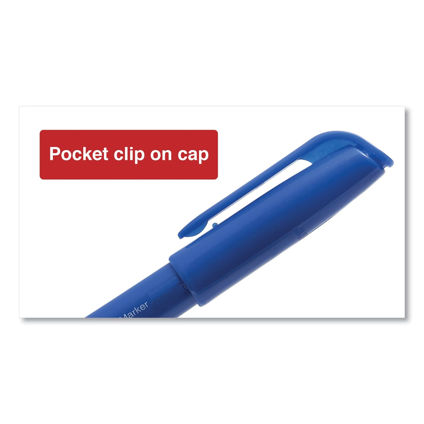 Universal Pen - Style Permanent Marker, Fine Bullet Tip, Blue, Dozen - themonogram manor 