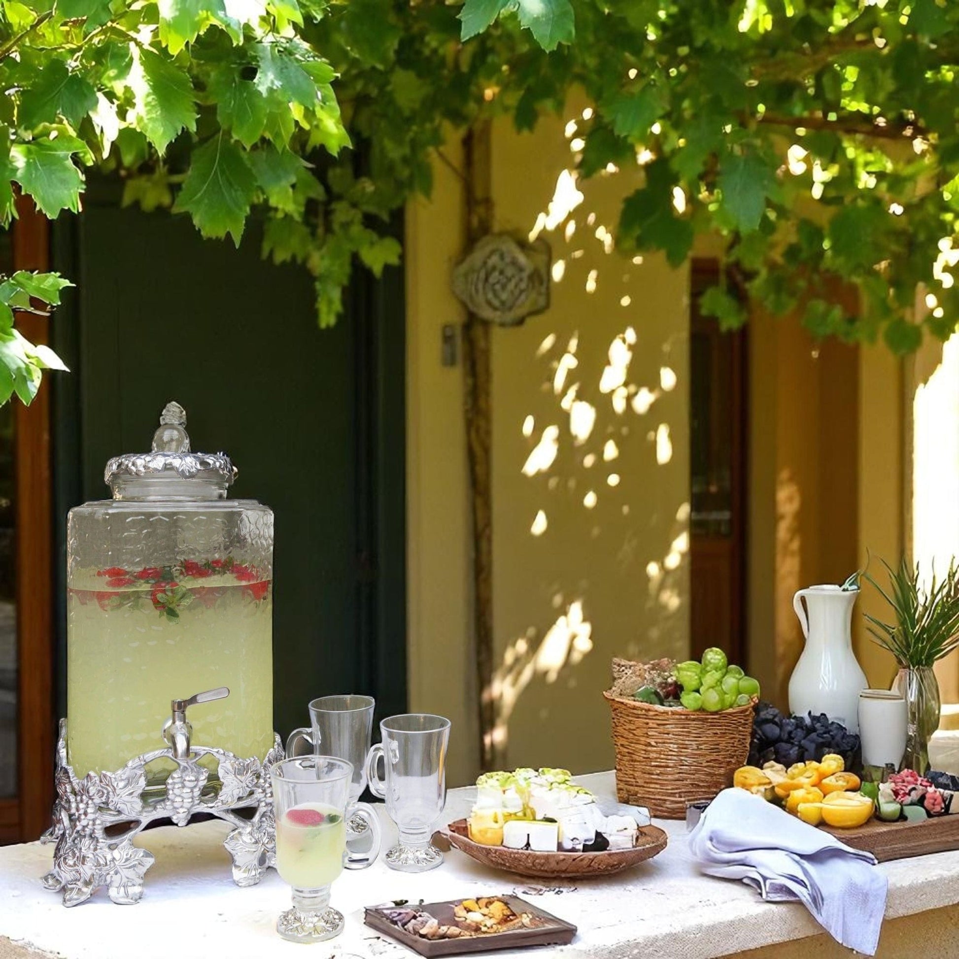 Elevated Grape Beverage Server - themonogram manor 