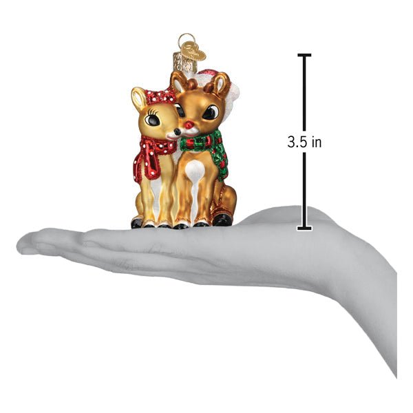 Rudolph® And Clarice™ Ornament - themonogram manor 