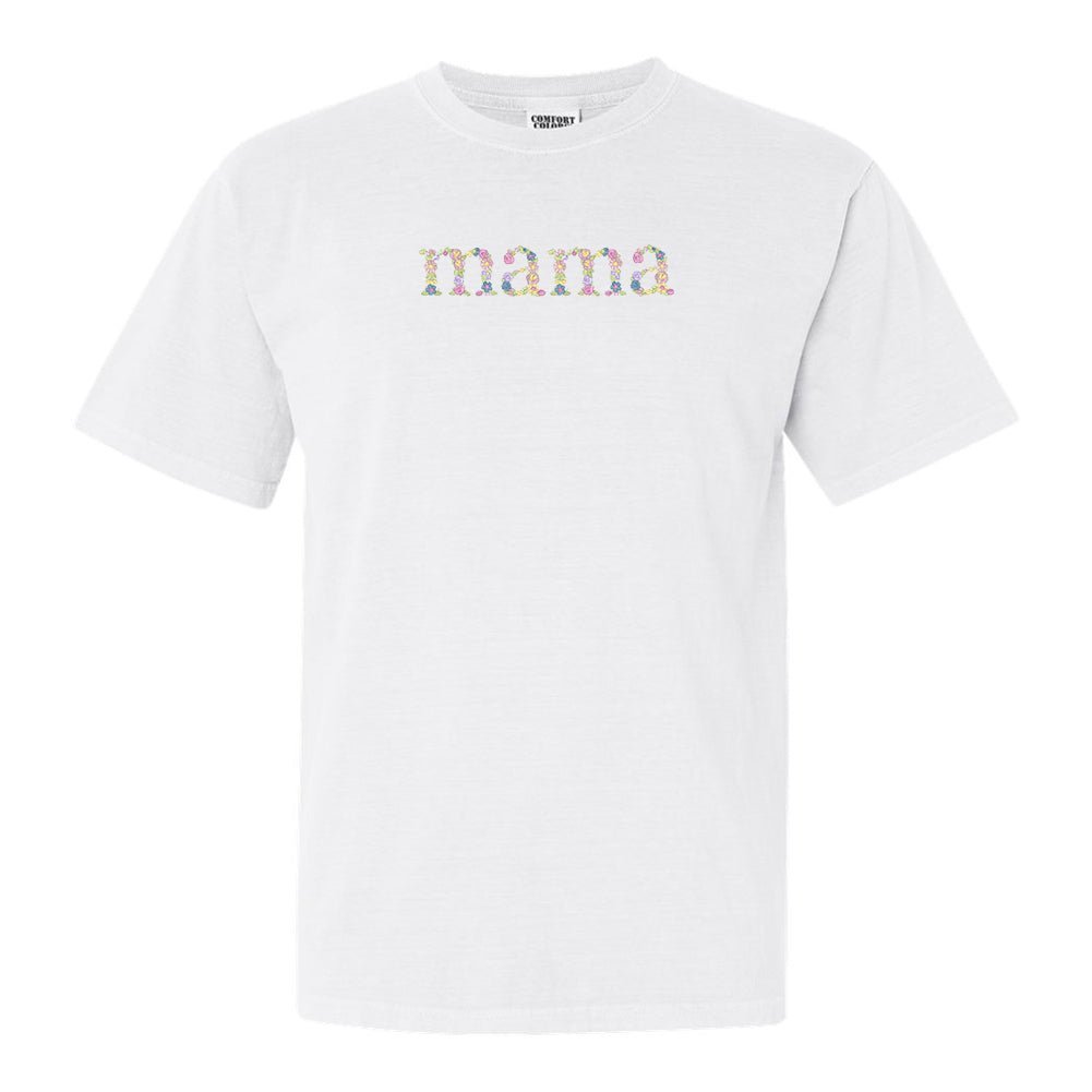 'Floral Mama' Comfort Colors T-Shirt - themonogram manor 