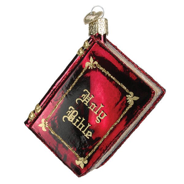 Red Bible Ornament - #themonogram manor #