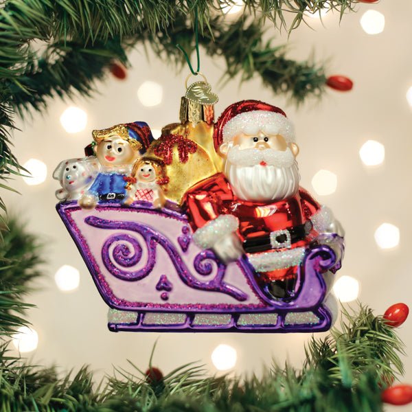 Santa And Friends Ornament - themonogram manor 