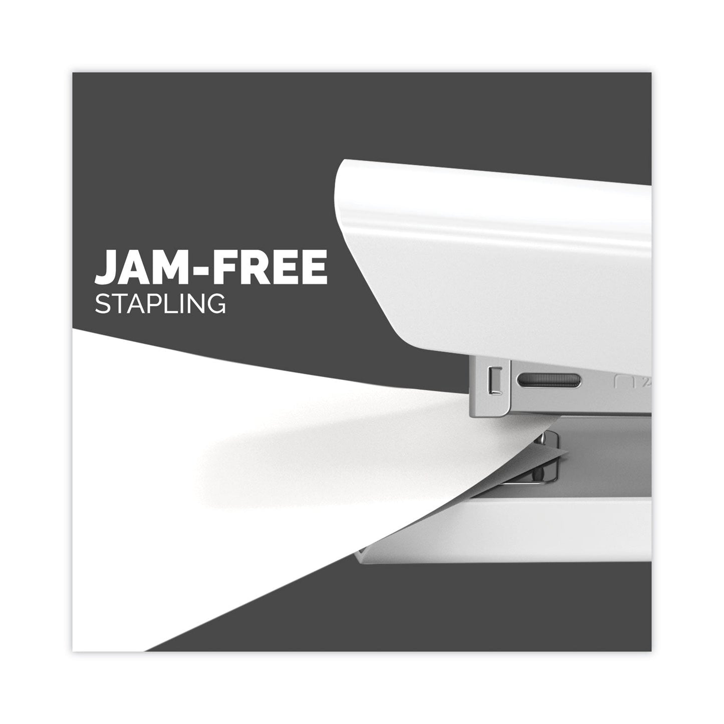 Fellowes LX820 Classic Full Strip Stapler, 20 - Sheet Capacity, White - themonogram manor 