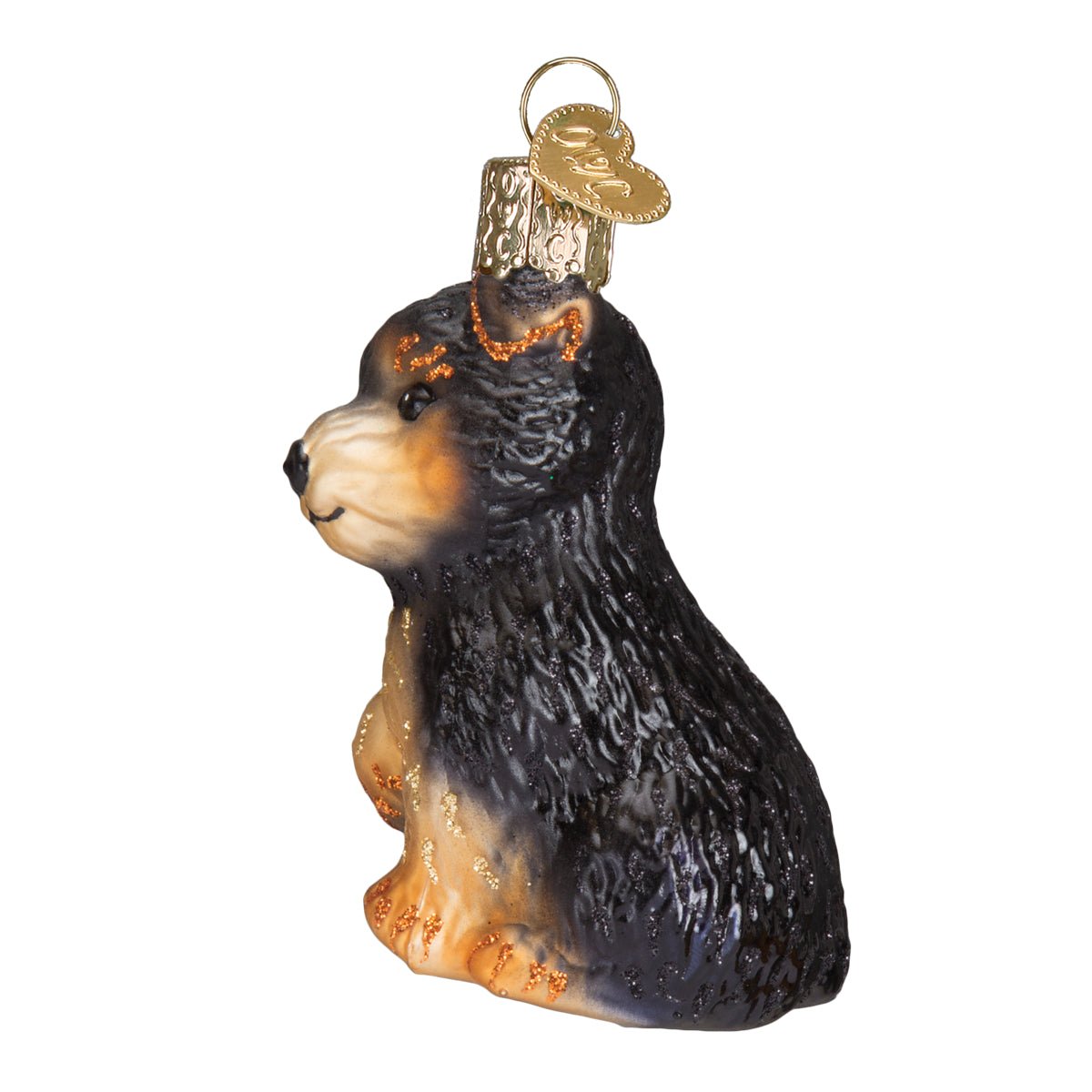 Yorkie Puppy Ornament - #themonogram manor #