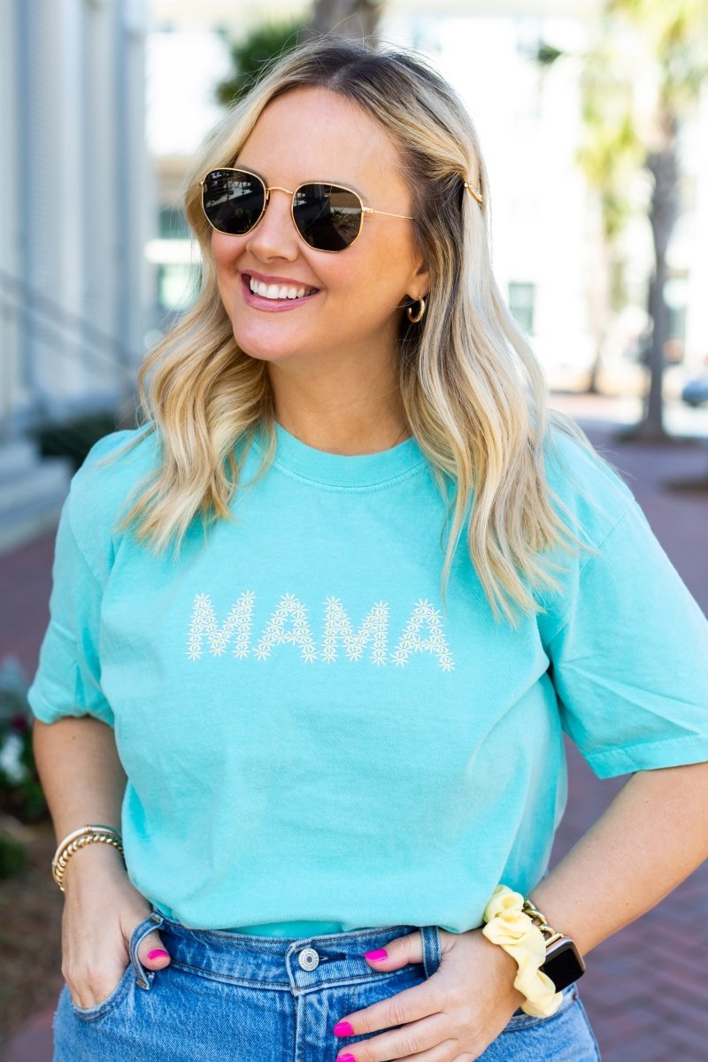 'Daisy Mama' T-Shirt - themonogram manor 