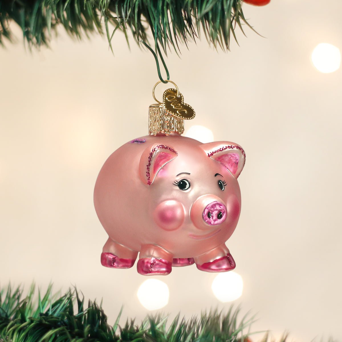 Piggy Bank Ornament - #themonogram manor #