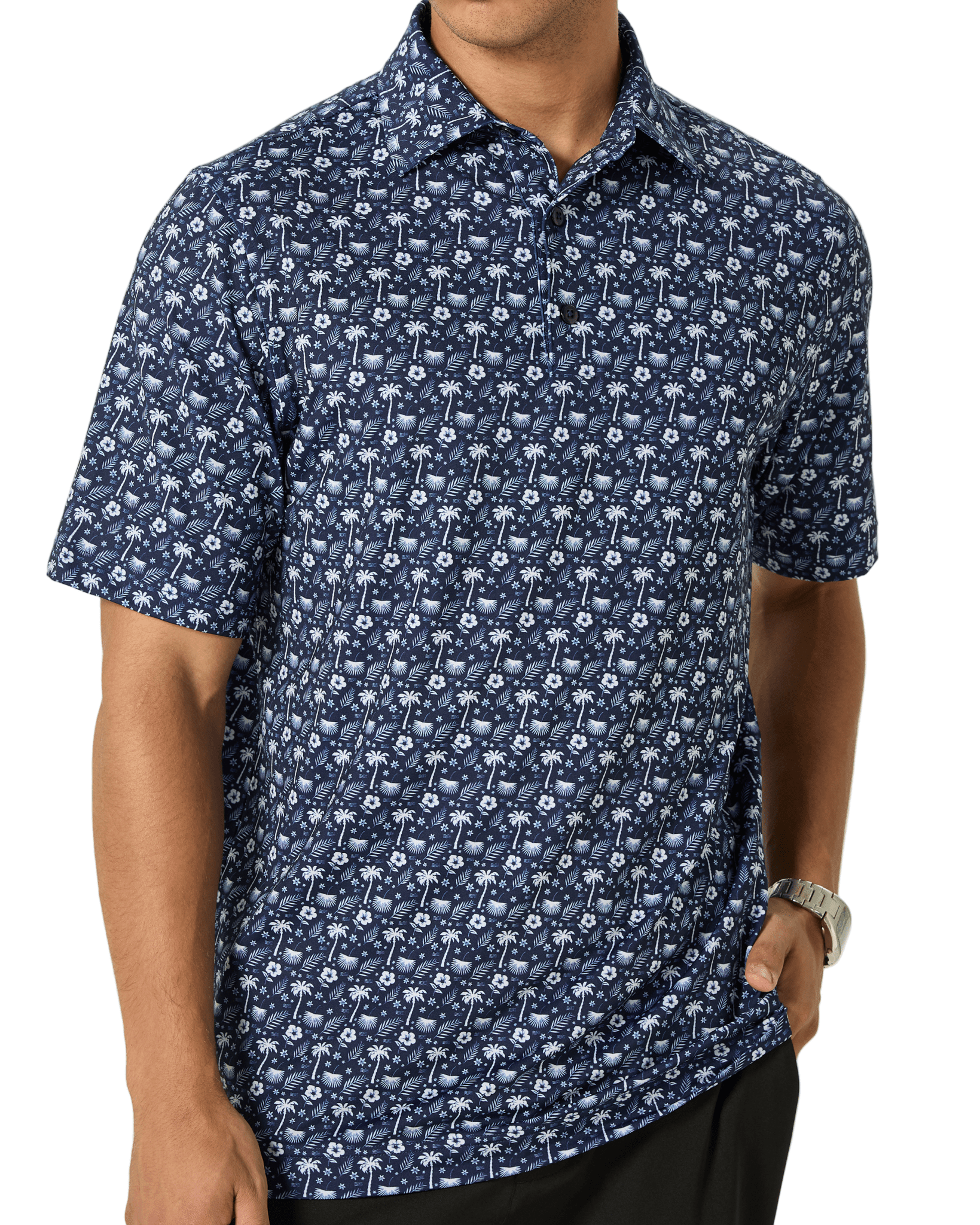 Paradise Dreaming Men's Polo - themonogram manor 