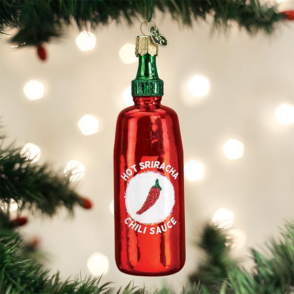 Sriracha Sauce Ornament - #themonogram manor #