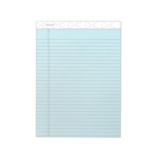 TOPS Prism + Colored Writing Pads, Wide/Legal Rule, 50 Pastel Blue 8.5 x 11.75 Sheets, 12/Pack - themonogram manor 