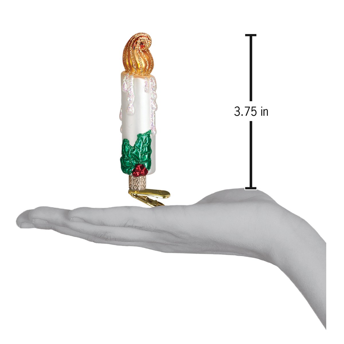 Clip - on Candle Ornament - themonogram manor 