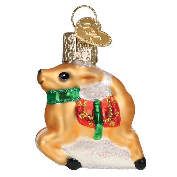 Mini Reindeer Ornament - #themonogram manor #