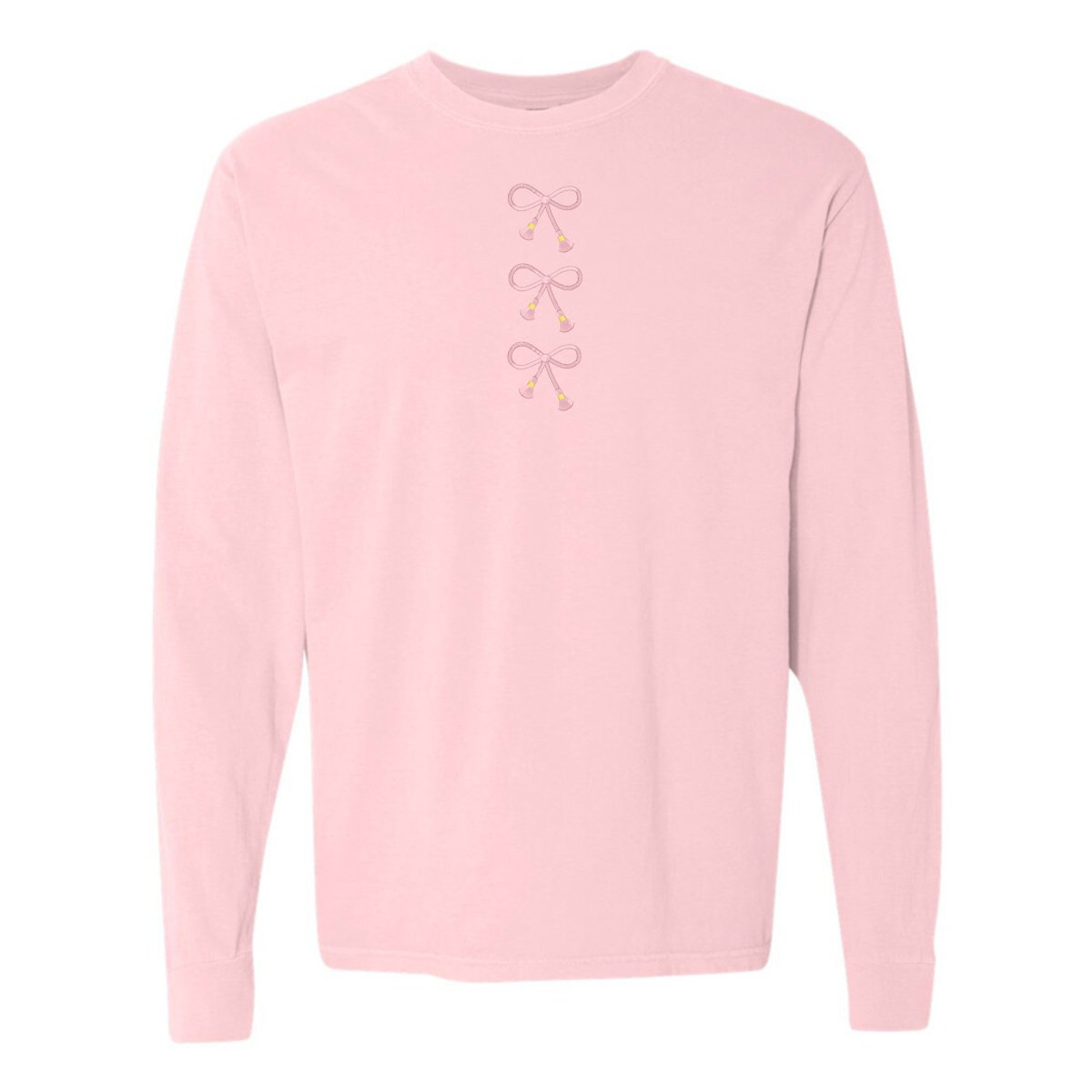 Embroidered Tasseled 'Bows' Long Sleeve - themonogram manor 