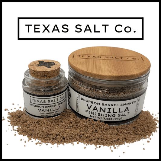 Bourbon Barrel Smoked Vanilla Finishing Salt - themonogram manor 