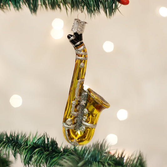Saxophone Ornament - themonogram manor 