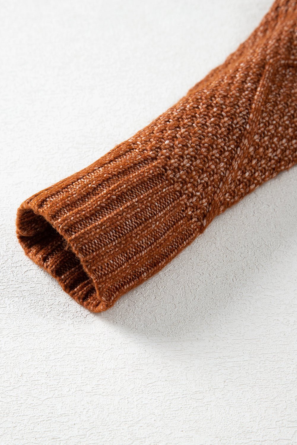 Cable Knit Sweater Dress in Coffee - themonogram manor 