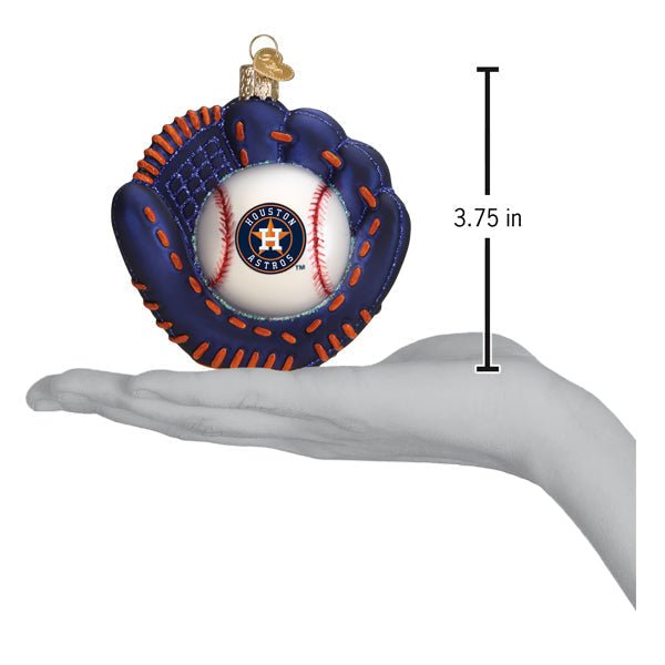 Astros Baseball Mitt Ornament - #themonogram manor #