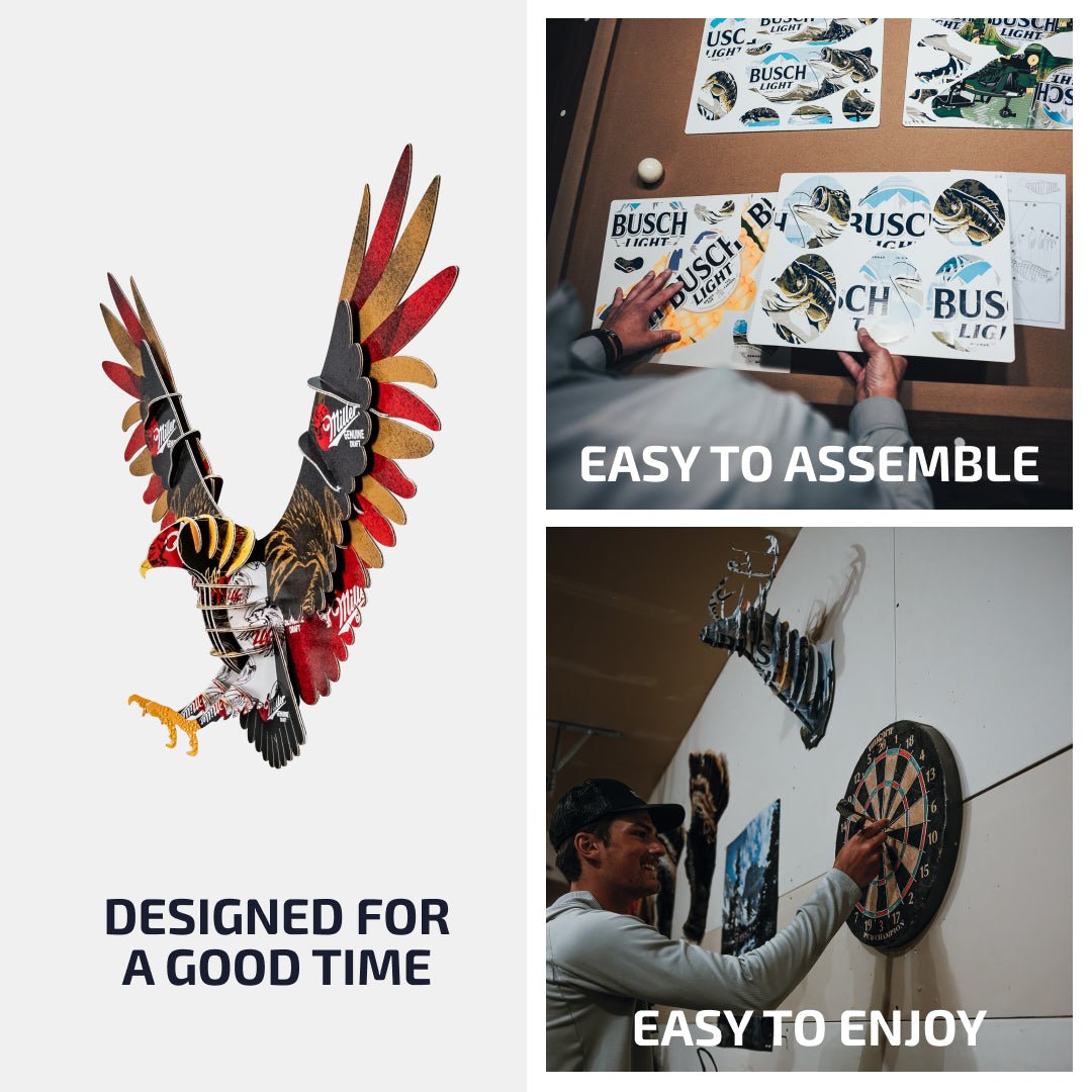 Miller Genuine Draft Eagle - themonogram manor 