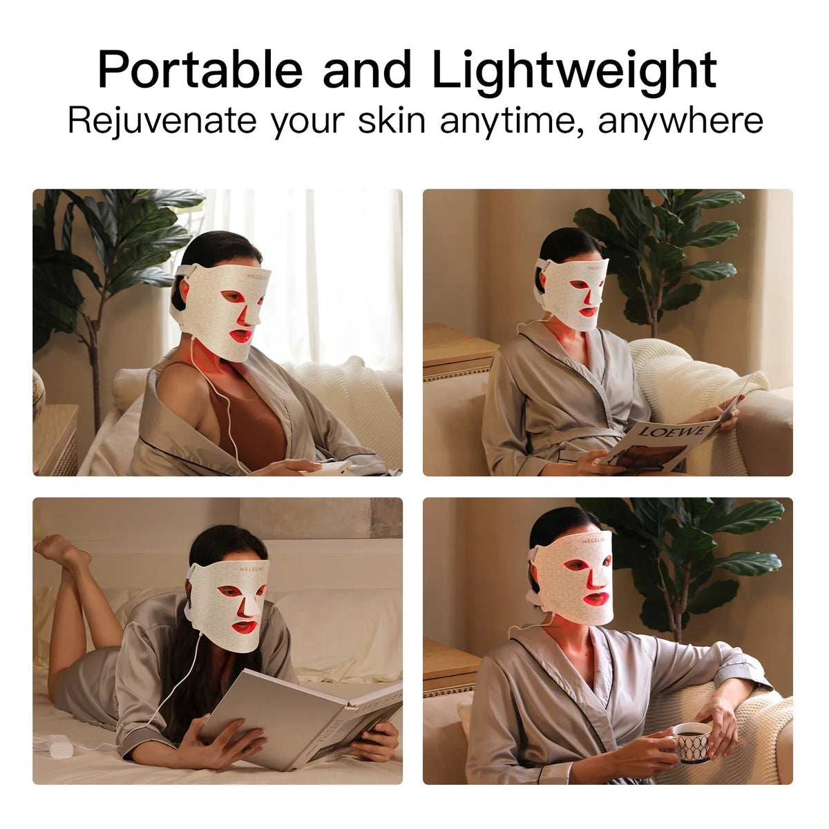 LED Red Light Therapy Mask - themonogram manor 