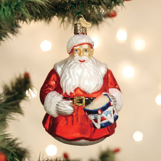 Norman Rockwell Iconic Santa Ornament - themonogram manor 