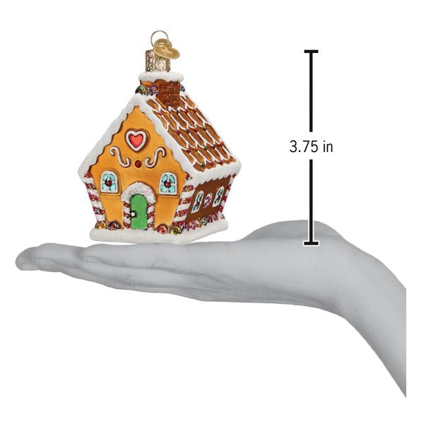 Sweet Gingerbread Cottage Ornament - themonogram manor 