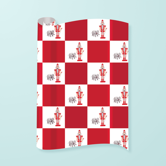 Tuscaloosa Nutcracker Gift Wrap - themonogram manor 