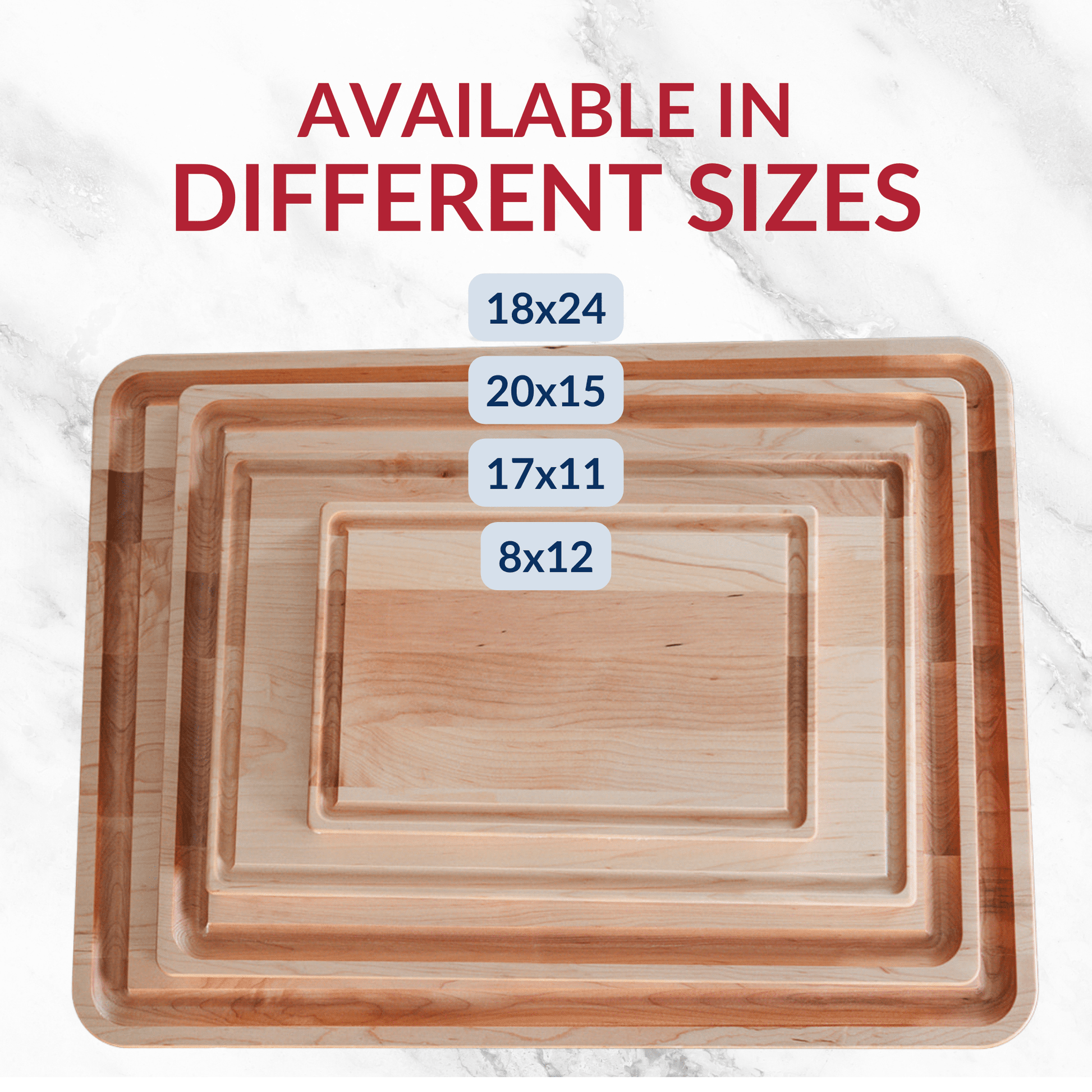 Small Maple Wood Cutting Board - themonogram manor 