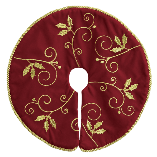 Mini Ornate Tree Skirt - themonogram manor 