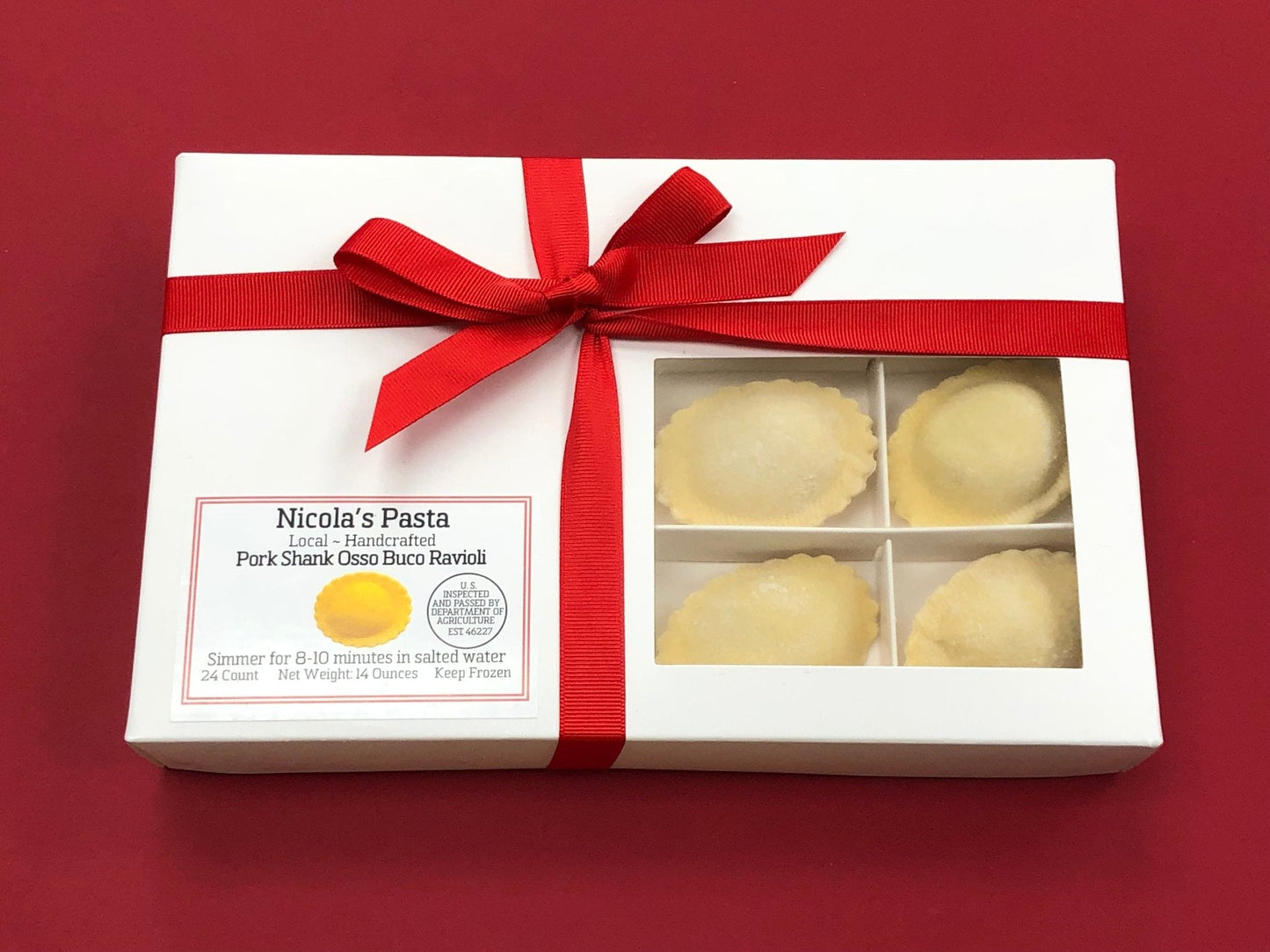 Pork Osso Buco Ravioli - themonogram manor 