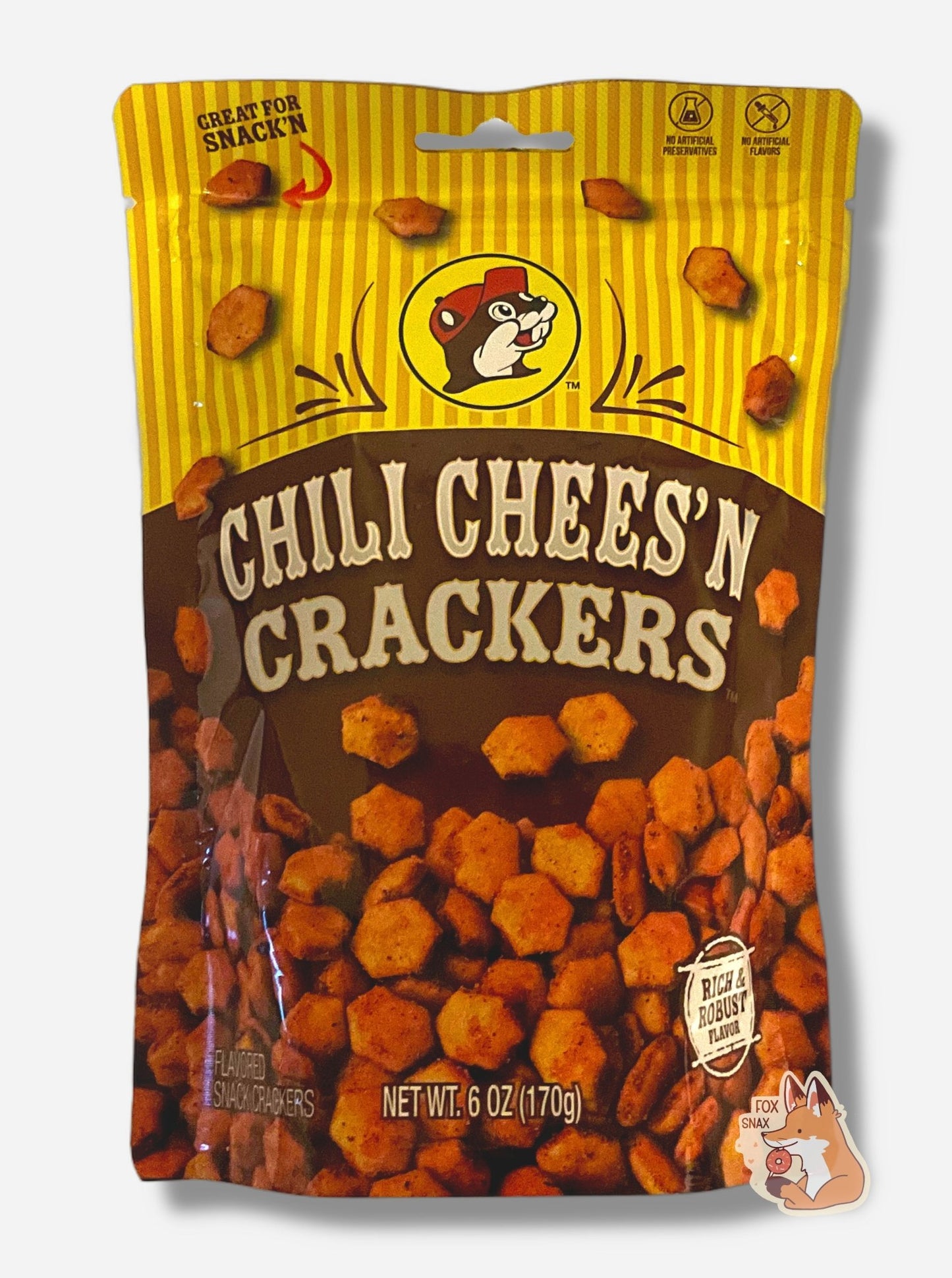 Buc - ee's Chili Chees'n Crackers - themonogram manor 