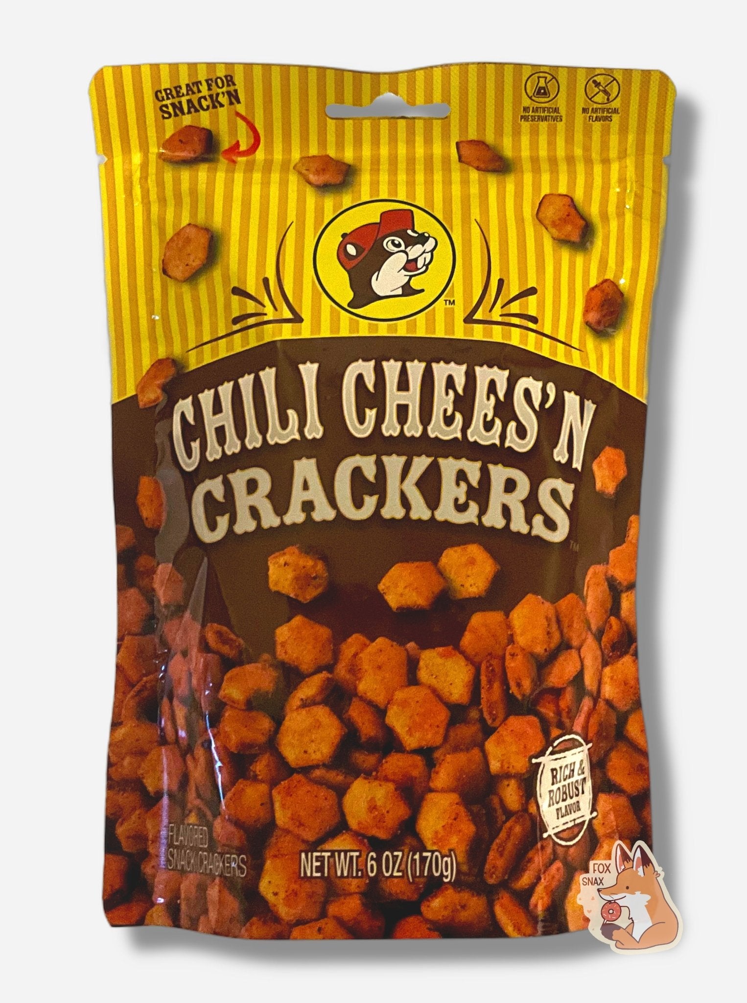 Buc - ee's Chili Chees'n Crackers - themonogram manor 