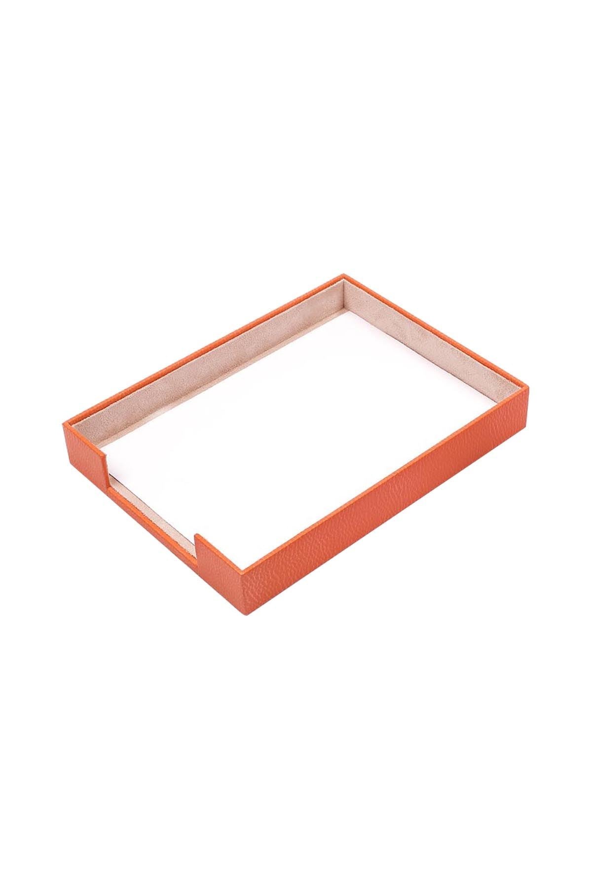 MOOG Leather Desk Set - 3 Accessories - Single Document Tray - Green - 3 PCS - themonogram manor 