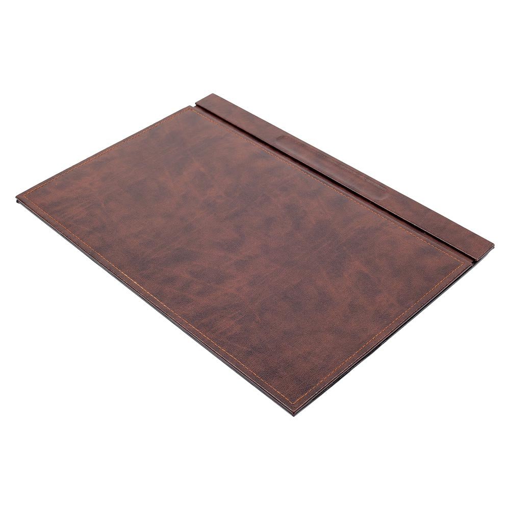 MOOG Leather Desk Pad With Cover - themonogram manor 