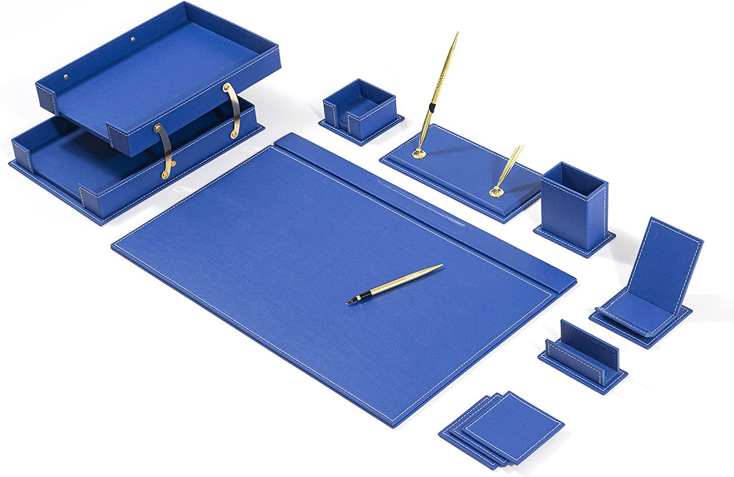 MOOG Classic Desk Organizer - Gray - 12 PCS - themonogram manor 