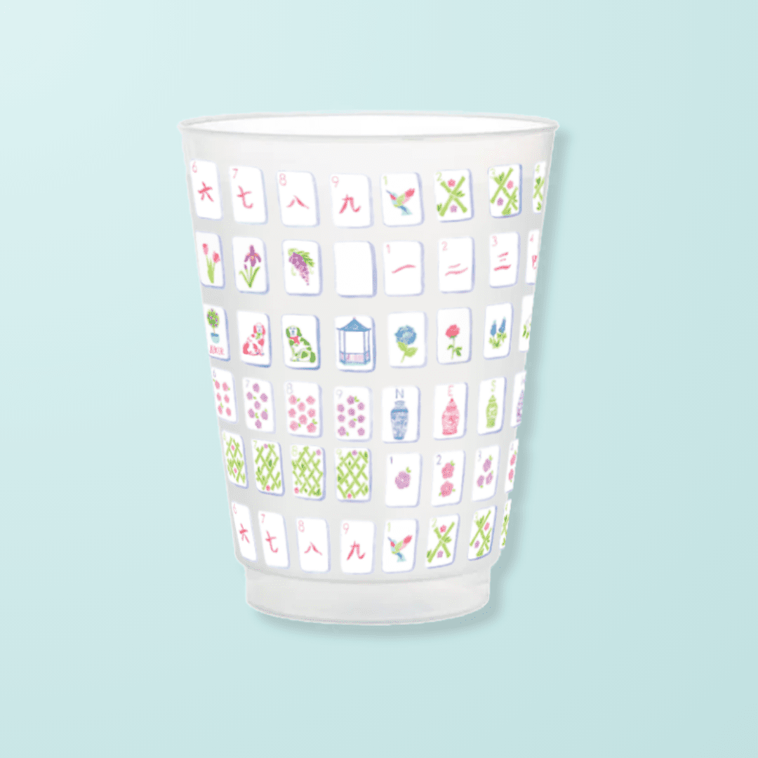 Mahjong Cups - themonogram manor 
