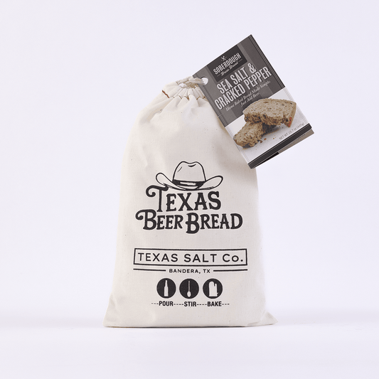 Texas Beer Bread - Sea Salt and Cracked Pepper - themonogram manor 