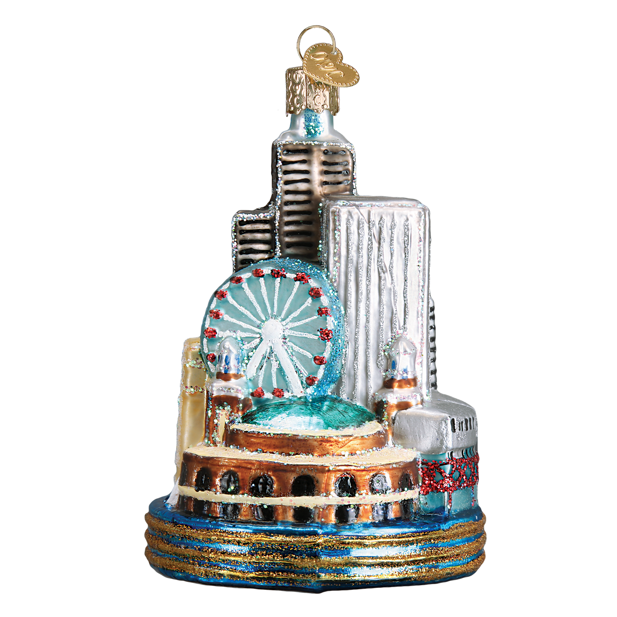 Chicago Christmas Ornament - themonogram manor 