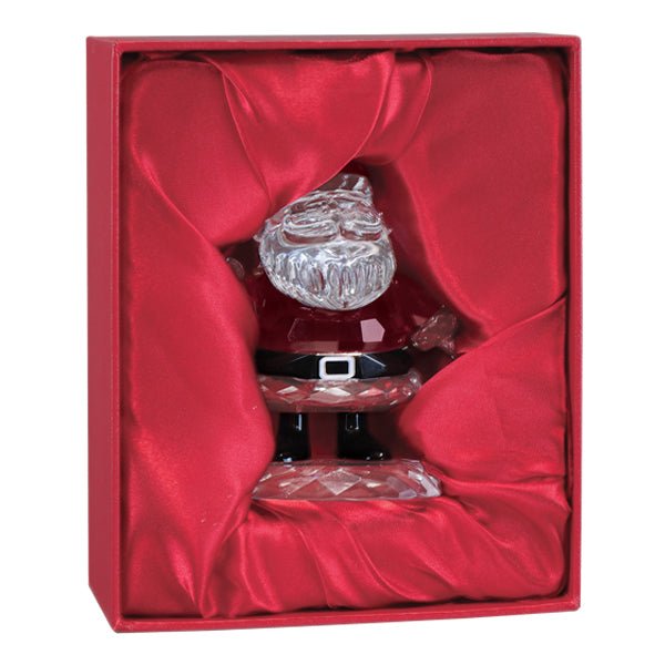 Santa Claus Crystal Figurine - themonogram manor 