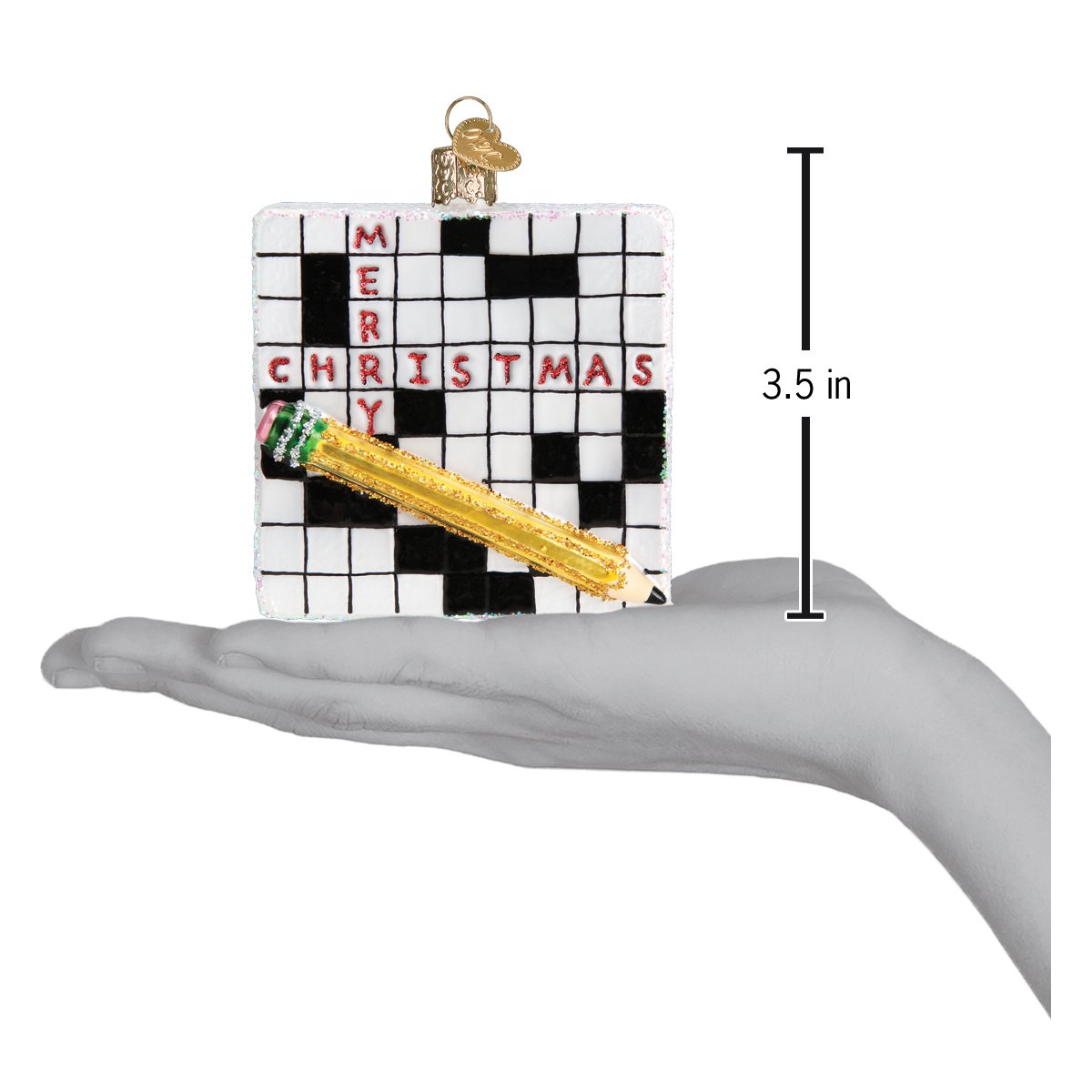 Crossword Puzzle Ornament - themonogram manor 