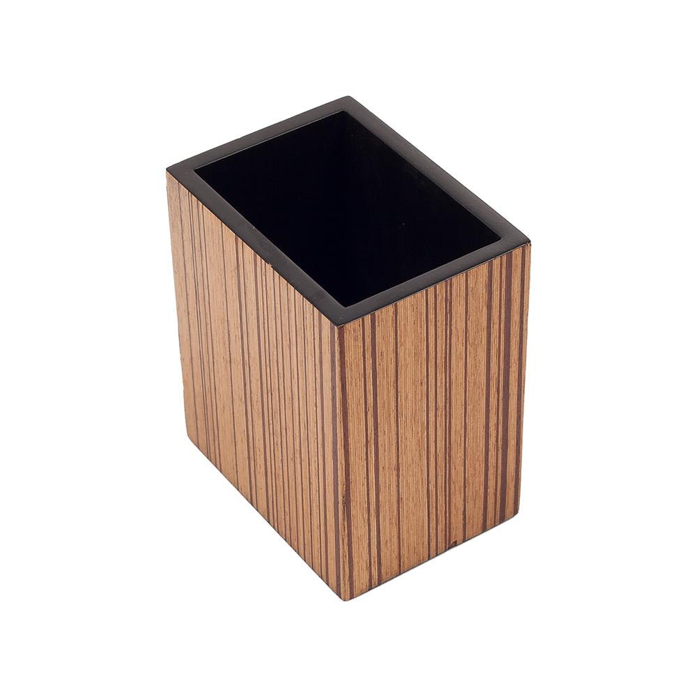 MOOG Zebrona Leather Desk Set - Brown - 11 PCS - themonogram manor 