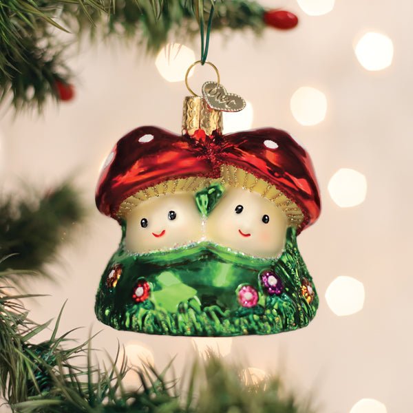 Happy Mushrooms Ornament - themonogram manor 