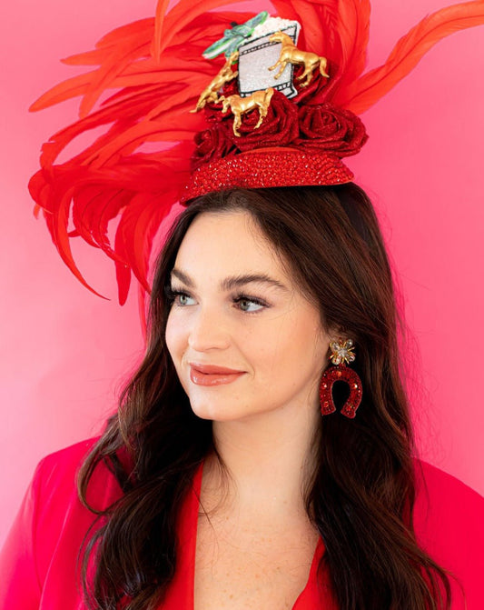 Derby Horseshoe - Red - themonogram manor 