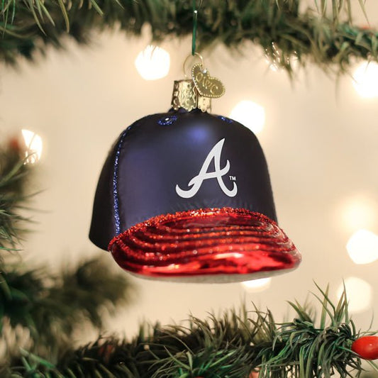 Braves Baseball Cap Ornament - themonogram manor 