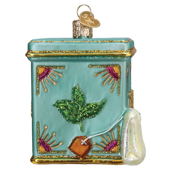 Tea Tin Ornament - #themonogram manor #