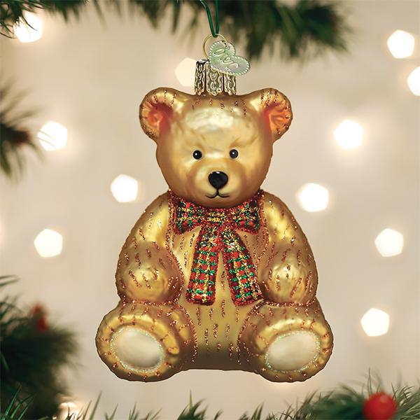 Teddy Bear Ornament - #themonogram manor #